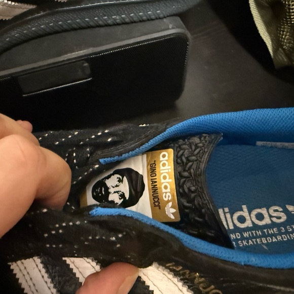 Gino Iannucci adidas Samba ADV RYR Black and 
blue Bird. 
 limited release item! - Picture 5 of 5